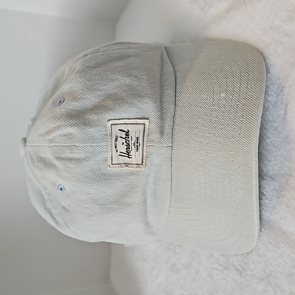 Herschel Supply Co| Women's Light Wash Denim Adjustable Activewear Baseball Cap